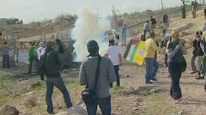 Clashes at Israel’s West Bank barrier