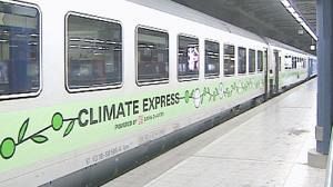 Réchauffement climatique : dernière ligne droite avant le sommet de Copenhague à bord du Climate express