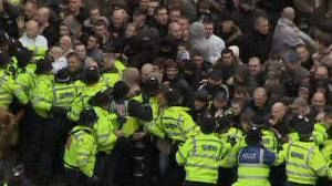 Anti-Islamic protesters clash with police
