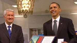 Obama in Oslo for Nobel Prize