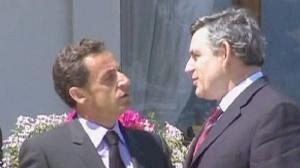 Brown-Sarkozy joint stand on global finance reform