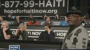 Hollywood raises financial help for Haiti