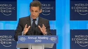 Davos keynote speaker Sarkozy urges bank reforms