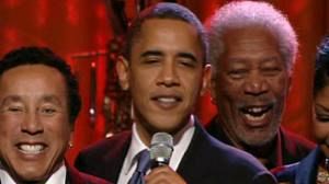 Obama sings with the stars