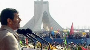 Ahmedinejad leads revolutionary celebrations