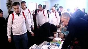 Géorgie : Enterrement du lugeur Nodar Kumaritachvili