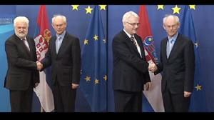 Versöhnliche Töne von Kroatien und Serbien