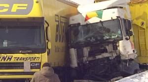 Un carambolage en Allemagne