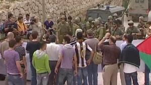 Manifestation contre le mur de séparation en Cisjordanie