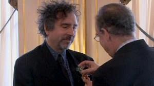 Tim Burton et Marion Cotillard décorés par le ministère de la culture française