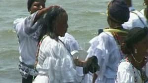 Haitian voodoo practitioners hold mass ceremony