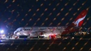 Terrified passengers see A380 tyres explode