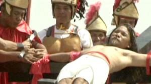 Flagellation et crucifixions aux Philippines