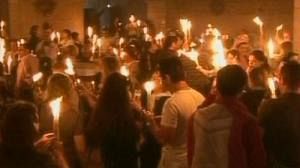 Easter procession in Jerusalem