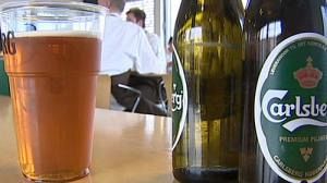 Carlsberg workers on strike over no beer rule