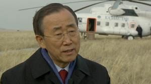 Ban Ki-moon plaide pour un monde sans armes nucléaires