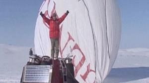 French explorer crosses Arctic in hot air balloon