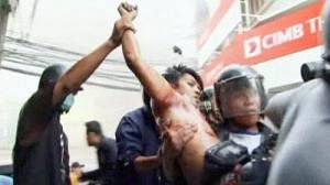 Violents affrontements en Thaïlande