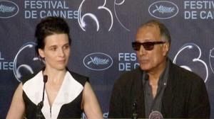 Binoche cries for jailed Iranian film maker
