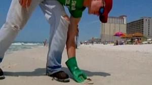 Oil patches reach Florida beaches