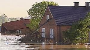 Central Europe fights floods again
