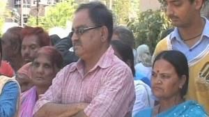 Angry scenes outside Bhopal court