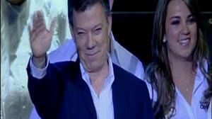 Santos sweeps to victory in Colombia