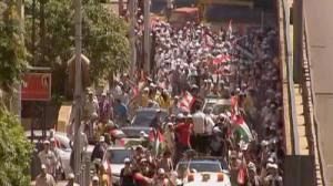 Lebanon’s Palestinians march for civil rights