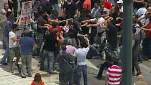 Proteste gegen Sparkurs in Griechenland