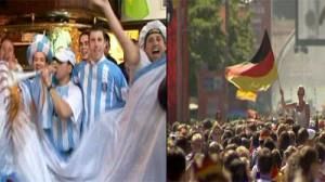 Fans set for Germany-Argentina clash