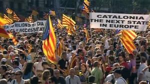 Manifestation monstre à Barcelone pour défendre l’autonomie