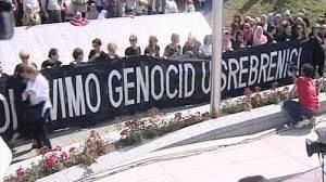 Recueillement à Srebrenica