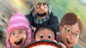 Carell plays grumpy Gru in Despicable Me