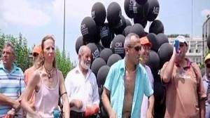 Tourists stranded by Greek air strike