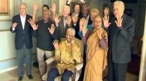 Mandela kept busy on 92nd birthday