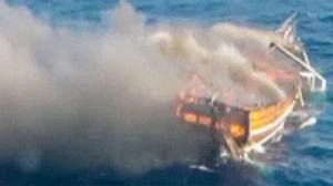 Turkish tour boat sinks off