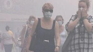 Health warnings as wildfires choke Moscow