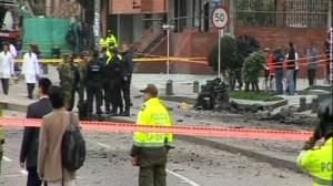Une bombe fait six blessés Légers à Bogota