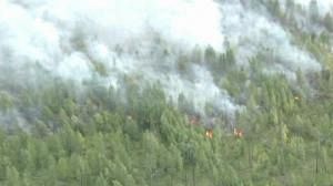Russian fires continue to burn