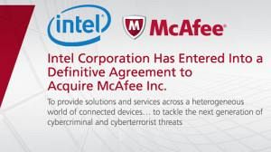 Intel to buy security tech firm McAfee