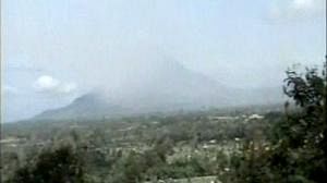 Volcano erupts on Sumatra