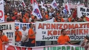 Austerity and protest for cash strapped Greeks