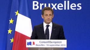 Sarkozy unscathed by Roma debate at EU summit