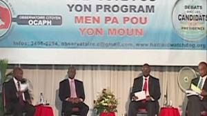 Deuxième débat présidentiel dans l’histoire d’Haïti