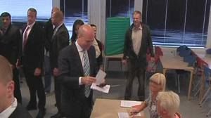 Exit poll puts Sweden’s ruling centre-right ahead