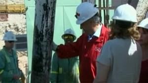 Third tunnel being dug to reach Chilean miners
