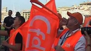 Strike action sees thousands protest in France