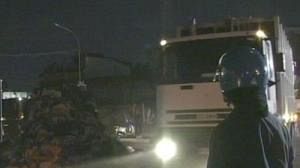Clashes over rubbish dumping in Naples