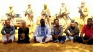 First pictures of French hostages released