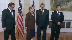 Hillary Clinton veut une Bosnie plus proche de l’UE et de l’OTAN